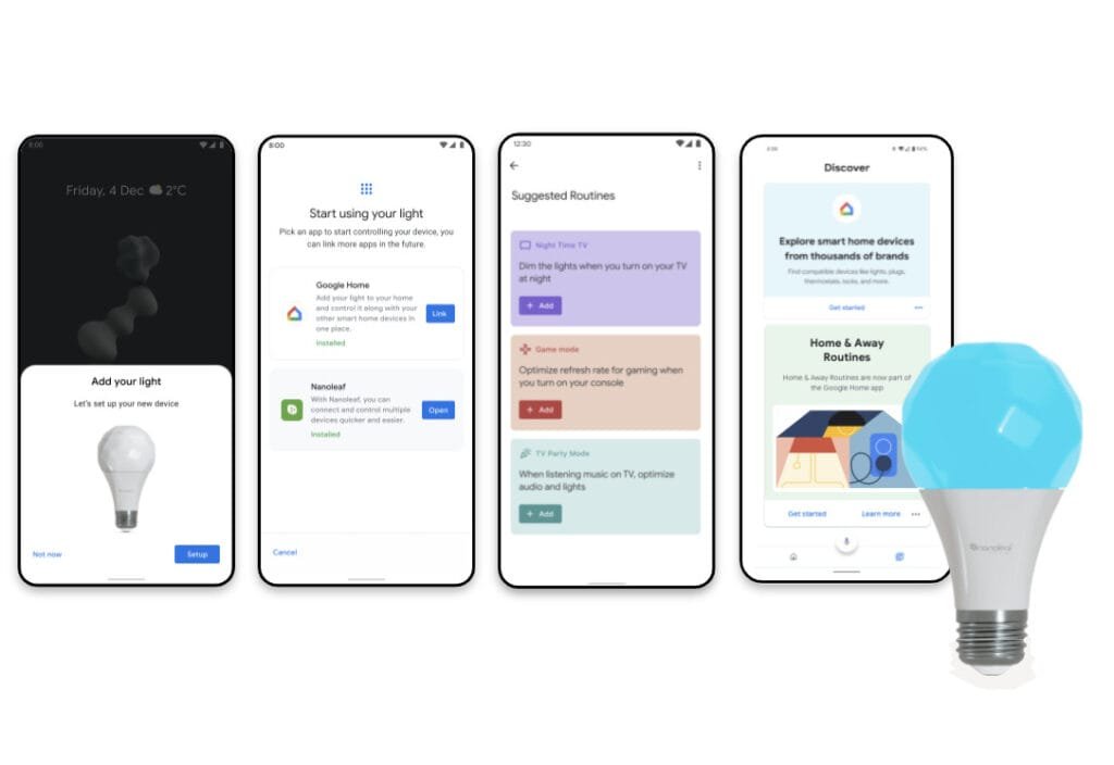Ajout Ampoule Matter à une application